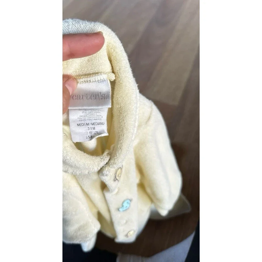 Vintage baby terry snap up Carters and more footie sleeper lot